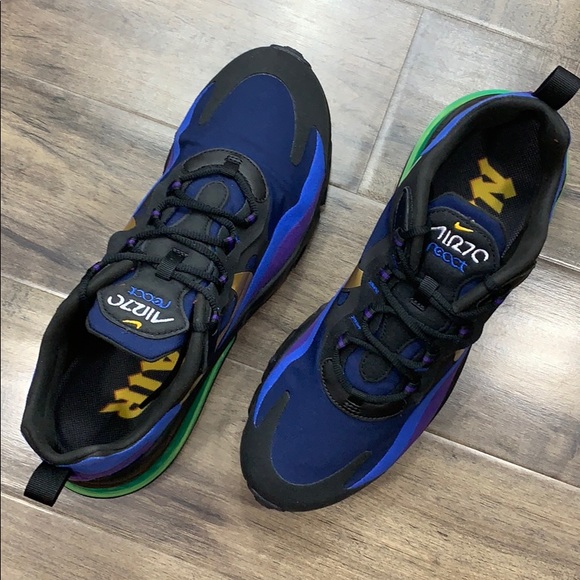 NIKE AIR MAX 270 REACT black/university gold - Picture 3 of 16